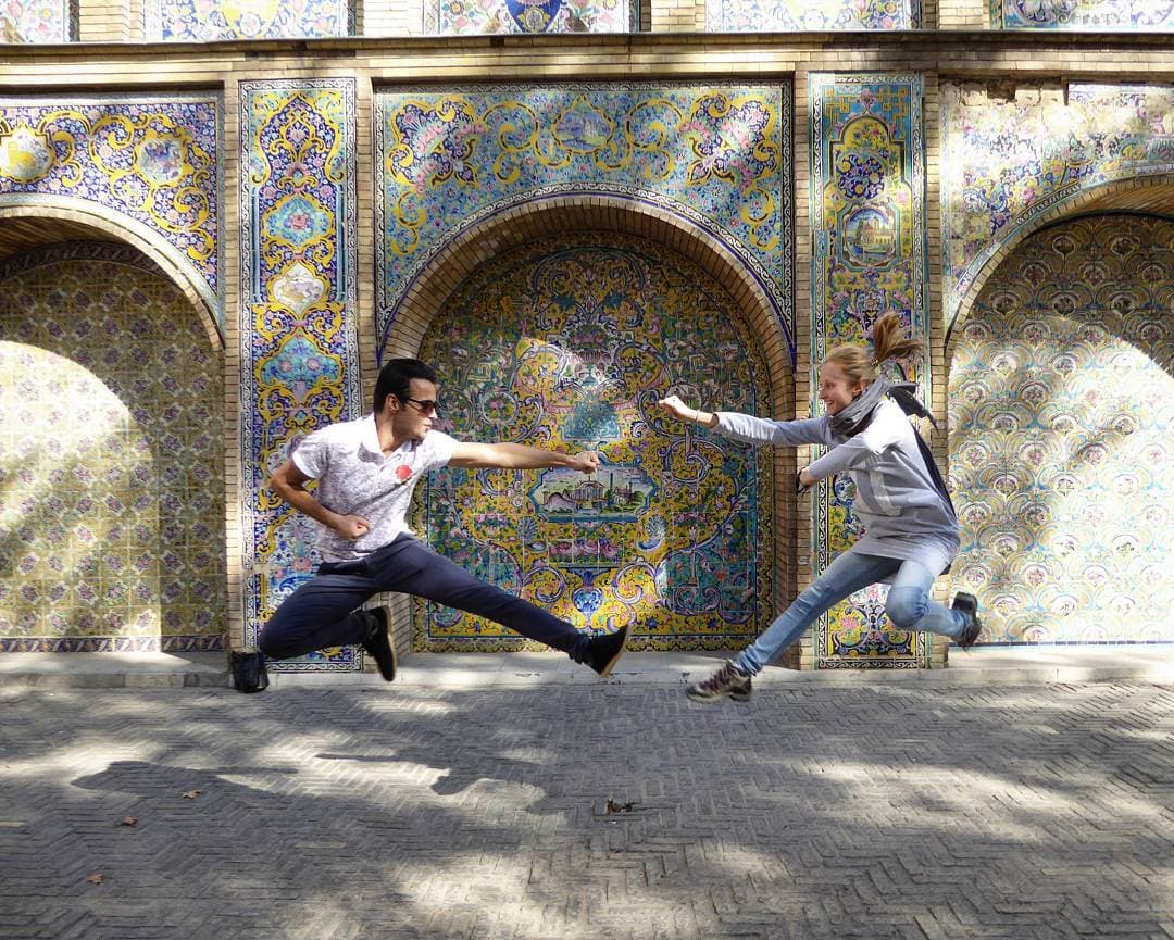 پرش در آسمان کاخ گلستان پرش در آسمان کاخ گلستان